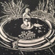 Nymph<br>Linocut<br> 12&rdquo; x 12&rdquo;