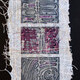 Segment<br>Sewn Work<br>Trio of Collagraphs with Chin Colle and Decorative Papers<br>24&rdquo; x 12.5&rdquo;